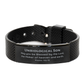 black shark mesh bracelet unbiological son may you be blessed by the lord on christmas graduation birthday and easter unique engraved inspirational jewelry for son