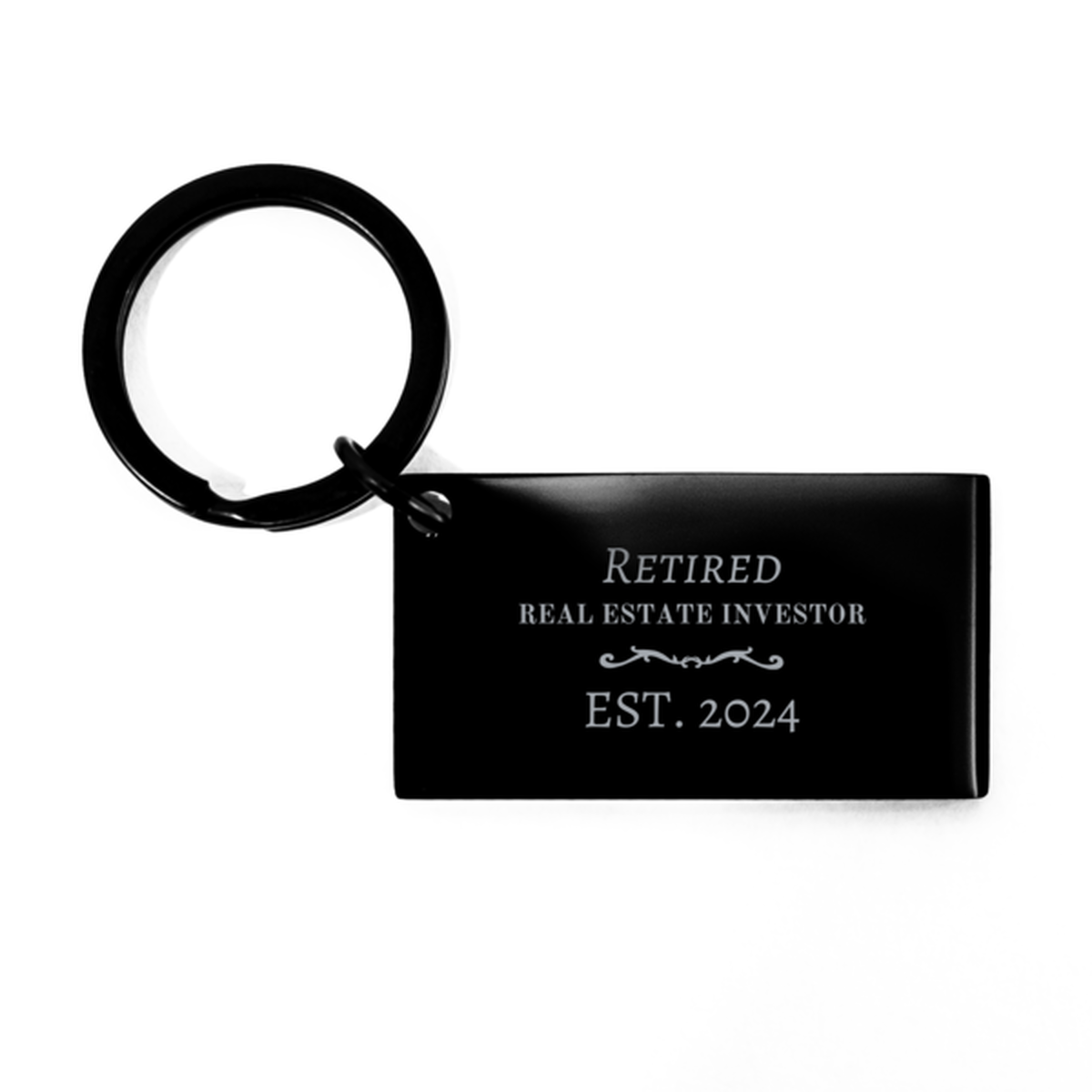 real estate investor keychain retired investor gift for christmas graduation veterans day