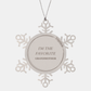 grandmother snowflake ornament im the favorite engraved christmas gift for grandmother to show love and appreciation in holiday season