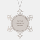 grandma snowflake ornament im the favorite christmas gift for grandmother unique engraved keepsake for grandmas birthday or holidays