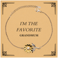 grandmum sunflower bracelet unique gift for grandma on christmas birthday and easter im the favorite grandmum engraved jewelry for grandma who inspires hope and confidence