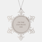 im the favorite wife snowflake ornament perfect christmas gift for her wife wife wife wife