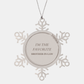 im the favorite brother in law snowflake ornament for christmas gifts and holidays unique engraved family keepsake for him