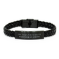 partner in crime engraved braided leather bracelet for best friend birthday unique gift of confidence and friendship for him and her