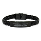 brother in law braided leather bracelet im the favorite perfect birthday gift for him unique christmas present with engraved confidence and hope