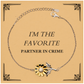 partner in crime sunflower bracelet perfect birthday gift for her