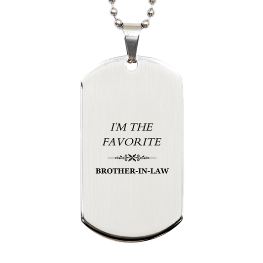 unique engraved silver dog tag brother in laws favorite gift for birthday christmas graduation confidence and inspiration as filler words