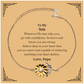 sunflower bracelet son engraved gift for graduation with inspirational message from papa confidence and love perfect jewelry for him