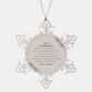 granddaughter snowflake ornament engraved inspirational christmas gift for her to my granddaughter wherever life may take you go with confidence be brave be strong love abuela