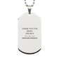crime scene technician engraved silver dog tag thank you gift for holidays and graduation