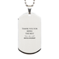 engraved silver dental hygienist dog tag for the best hygienist appreciation gifts veterans day christmas graduation thank you for being the best dental hygienist