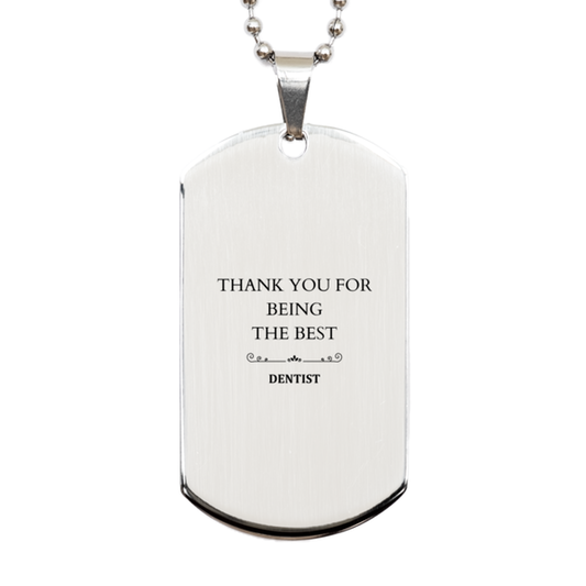 engraved silver dog tag for dentist appreciation unique gift for your favorite dentist to show appreciation and gratitude this christmas and new year