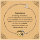 grandmum engraved sunflower bracelet be fearless and confident with inspirational quote perfect birthday or christmas gift for grandmum