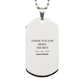 engraved silver dog tag perfect loan officer gift veterans day