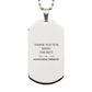 occupational therapist engraved silver dog tag thank you for being the best therapist appreciation gift for birthday christmas graduation veterans day