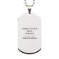operations manager engraved silver dog tag thank you for being the best unique gift for birthday christmas graduation veterans day