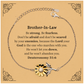 brother in law inspirational sunflower bracelet for him be fearless and confident deuteronomy 31 6 gift for birthday christmas graduation veterans day