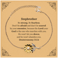 stepbrother engraved sunflower bracelet be strong be fearless inspirational gift for birthday christmas graduation stepbrother jewelry with confidence and hope
