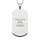 yoga instructor engraved silver dog tag for the best inspirational gift idea appreciation gratitude thanks