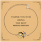 medical assistant sunflower bracelet thank you gift for graduation birthday and holidays unique appreciation gift for healthcare professionals