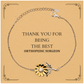orthopedic surgeon sunflower bracelet thank you for being the best inspirational gift for graduation birthday and more