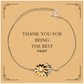 sunflower bracelet valet gift thank you for being the best valet engraved inspirational jewelry for birthday christmas and graduation