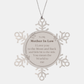snowflake ornament mother in law gift i love you to the moon and back engraved christmas ornament for mother in law meaningful holiday gift for her unique christmas present for mother in law