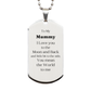 silver dog tag mummy gift engraved love to the moon and back pendant for mothers birthday christmas i love you to the moon and back mothers day jewelry