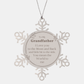 snowflake ornament grandfather gift i love you to the moon and back christmas engraved keepsake for grandpa