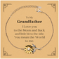 grandfather sunflower bracelet engraved with love to the moon and back perfect christmas gift for grandpa