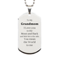 grandmom silver dog tag engraved with love to the moon and back perfect gift for grandmom on christmas birthday or any occasion show your love with this unique inspirational pendant