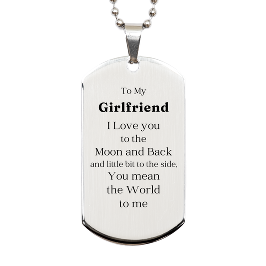 girlfriend engraved silver dog tag i love you to the moon and back christmas birthday gift for her unique jewelry to express love and appreciation girlfriend womens necklace