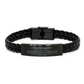 granddaughter inspirational braided leather bracelet enjoy every day love nana