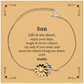 son sunflower bracelet engraved with inspirational quote from daddy perfect gift for birthday christmas graduation and holidays