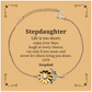 stepdaughter sunflower bracelet enjoy every day stepdad inspirational gift for holidays and graduation