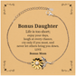 bonus daughter sunflower bracelet life is too short enjoy your days unique engraved gift for birthday christmas graduation confidence bonus mom love