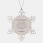 granddaughter snowflake ornament engraved with inspirational quote perfect christmas gift for granddaughter joyful holidays and granddaughter celebration