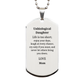 unbiological daughter silver dog tag enjoy every day never let others bring you down gift for birthday christmas graduation