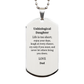 unbiological daughter silver dog tag enjoy life inspirational gift for birthday christmas graduation or any occasion from dad