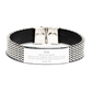 stainless steel son bracelet enjoy life laugh love perfect gift for sons birthday graduation and holidays engraved inspirational quote from pa