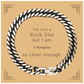 surgeon inspirational cuban link chain bracelet for birthday gift