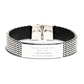 psychologist stainless steel bracelet inspirational gift for graduation and christmas so close to a rockstar