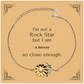 sunflower bracelet for servers im not a rockstar but i am a server so close enough unique gift for birthday christmas and graduation with engraved inspiration and confidence