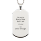 paralegal engraved silver dog tag im not a rockstar but close enough perfect gift for graduation christmas and veterans day