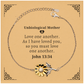unbiological mother sunflower bracelet love one another inspirational gift for mothers day birthday christmas perfect mothers jewelry for her