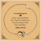 granddaughter sunflower bracelet love one another john 13 34 inspirational gift for birthday christmas graduation granddaughter bracelet perfect for expressing love and confidence