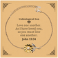 sunflower bracelet unbiological son love one another engraved inspirational gift for graduation christmas birthday and holidays