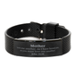 mother black shark mesh bracelet inspirational love john 13 34 gift for her hope confidence mothers day jewelry