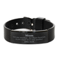 black shark mesh bracelet mum love one another engraved gift for her birthday christmas mothers day graduation inspirational jewelry