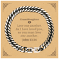 cuban link chain bracelet granddaughter gift love inspirational john 13 34